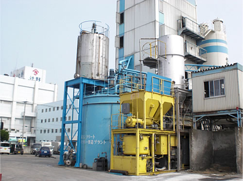 低炭素コンクリートスラリー製造プラント